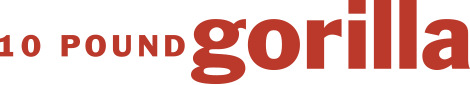 10 Pound Gorilla Logo
