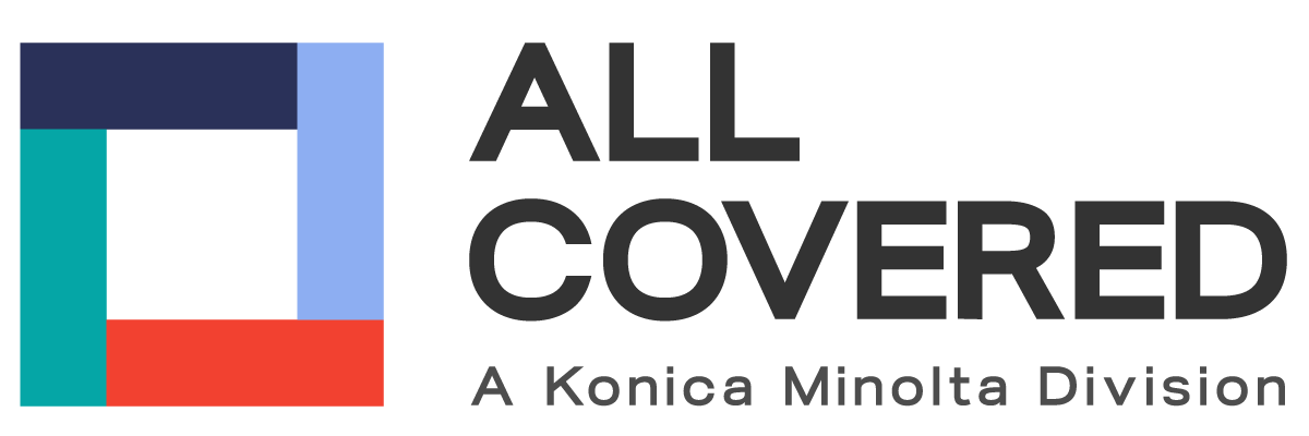 All Covered, a Konica Minolta Division Logo