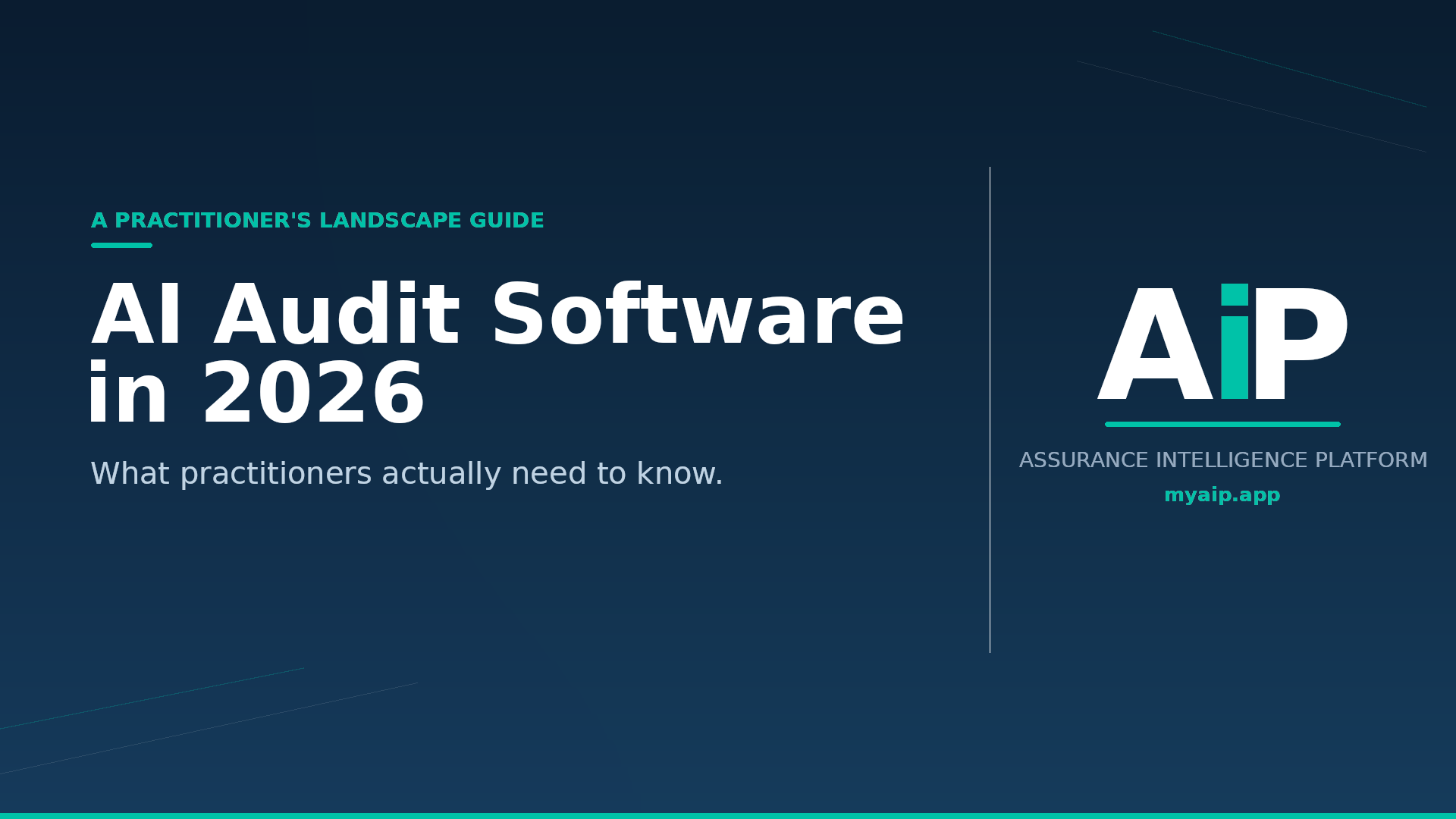 AI Audit Software in 2026: What Practitioners Actually Need to Know