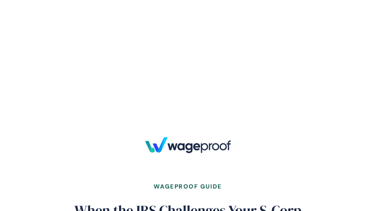 When the IRS Challenges an S-Corp Owner's Salary: Back FICA, §6662 Penalties and Interest