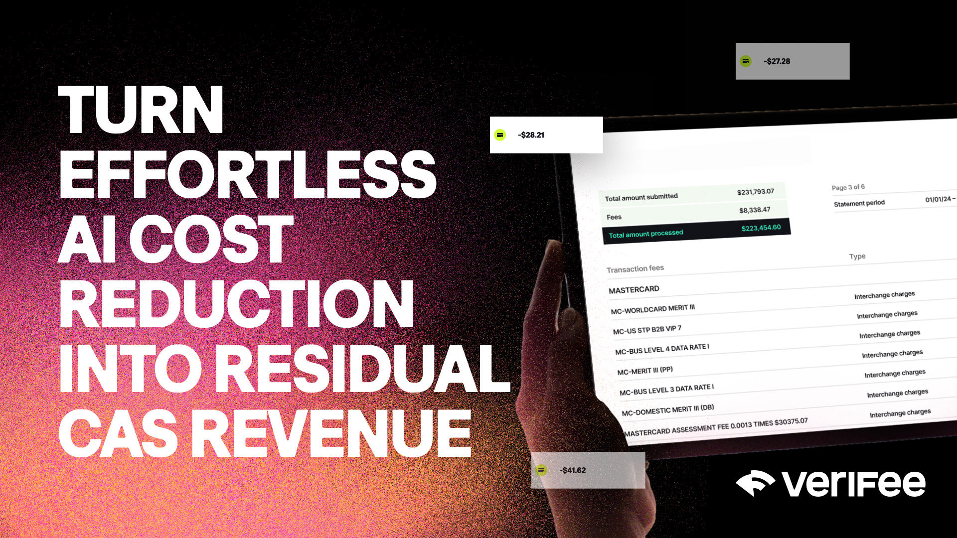 Turn Effortless, AI Cost Reduction Into Residual CAS Revenue