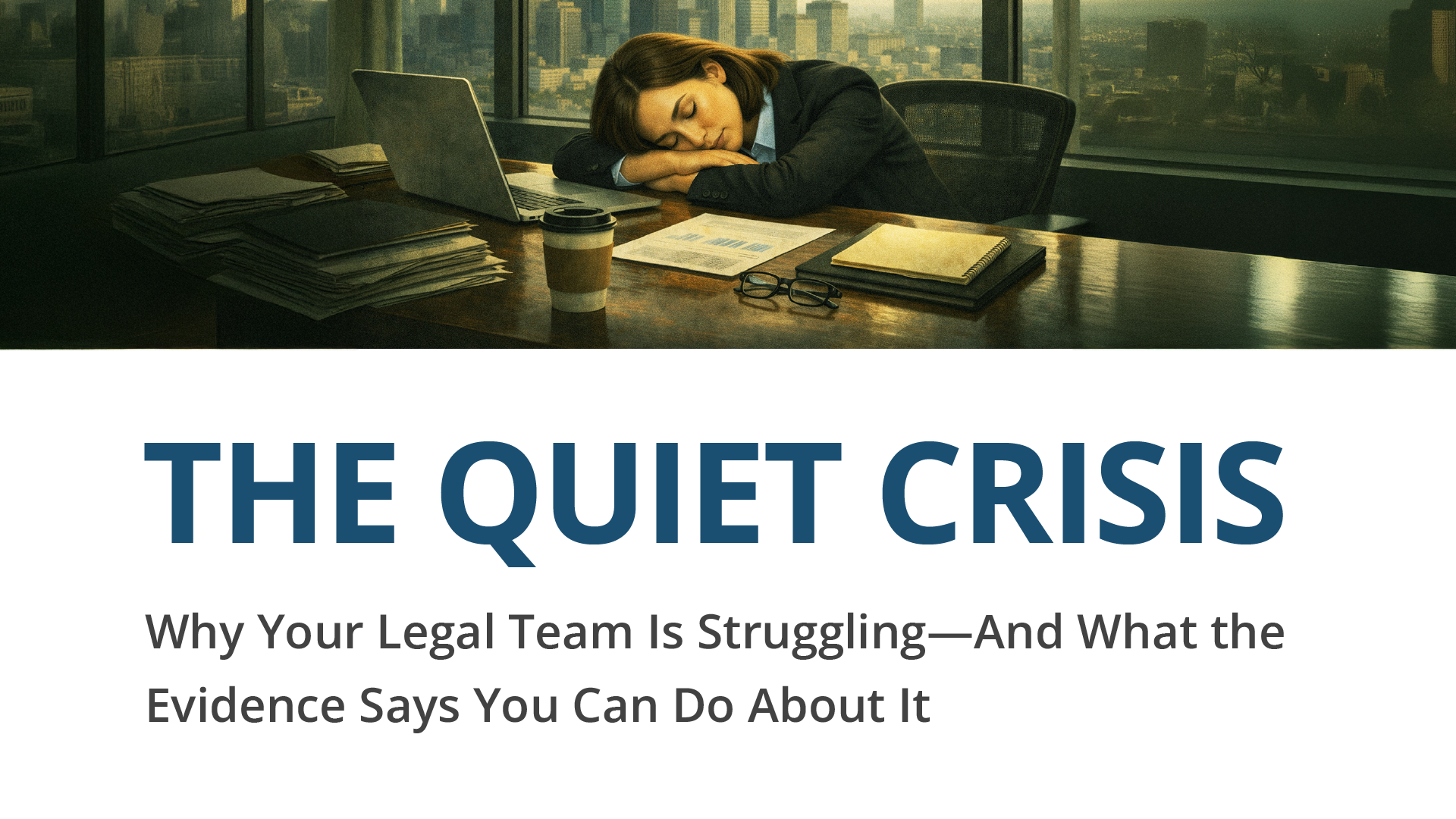 The Quiet Crisis: Why Legal Teams Are Struggling—and What the Evidence Says to Do About It