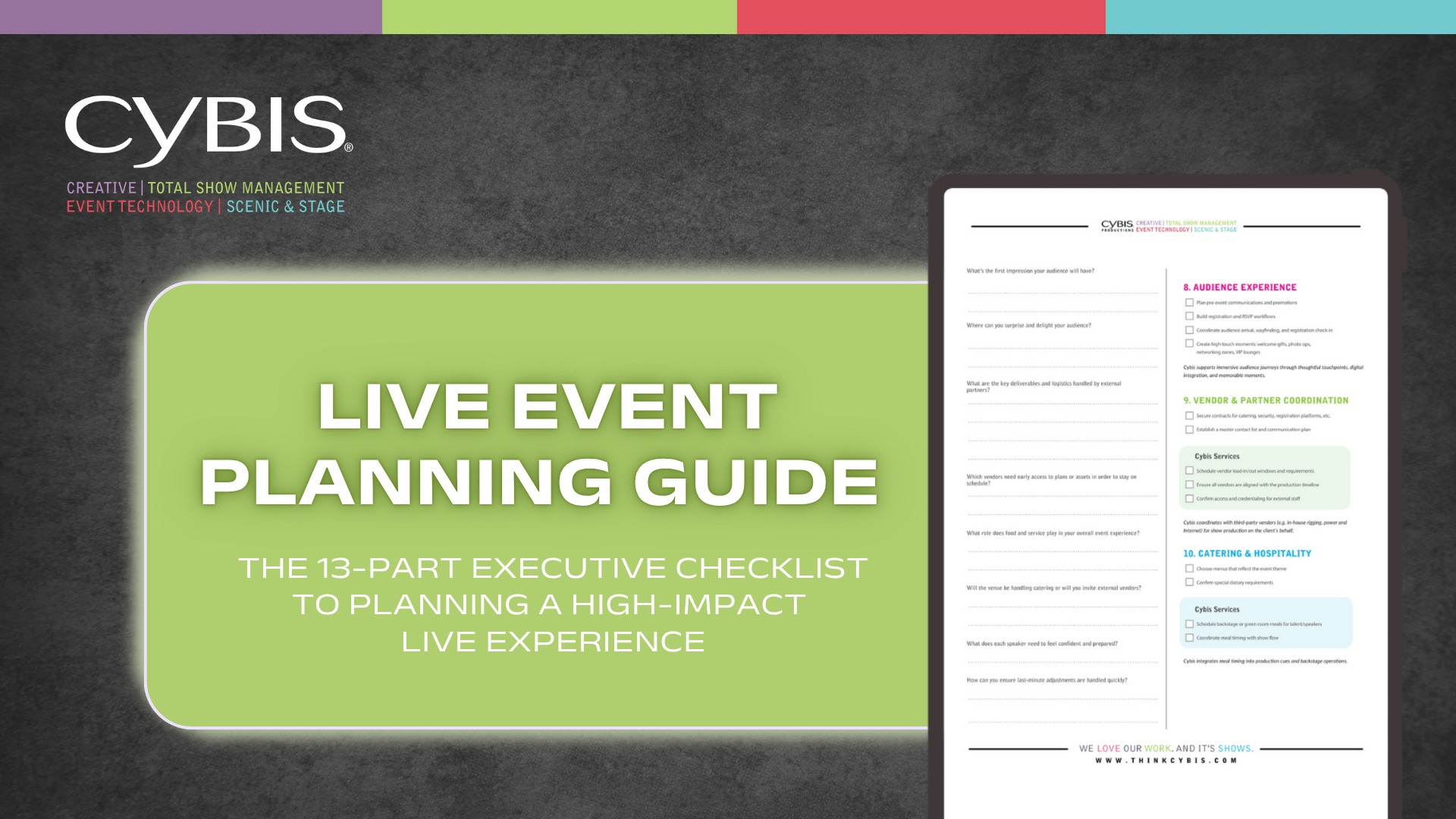 Live Event Planning Checklist & Guide for Executives