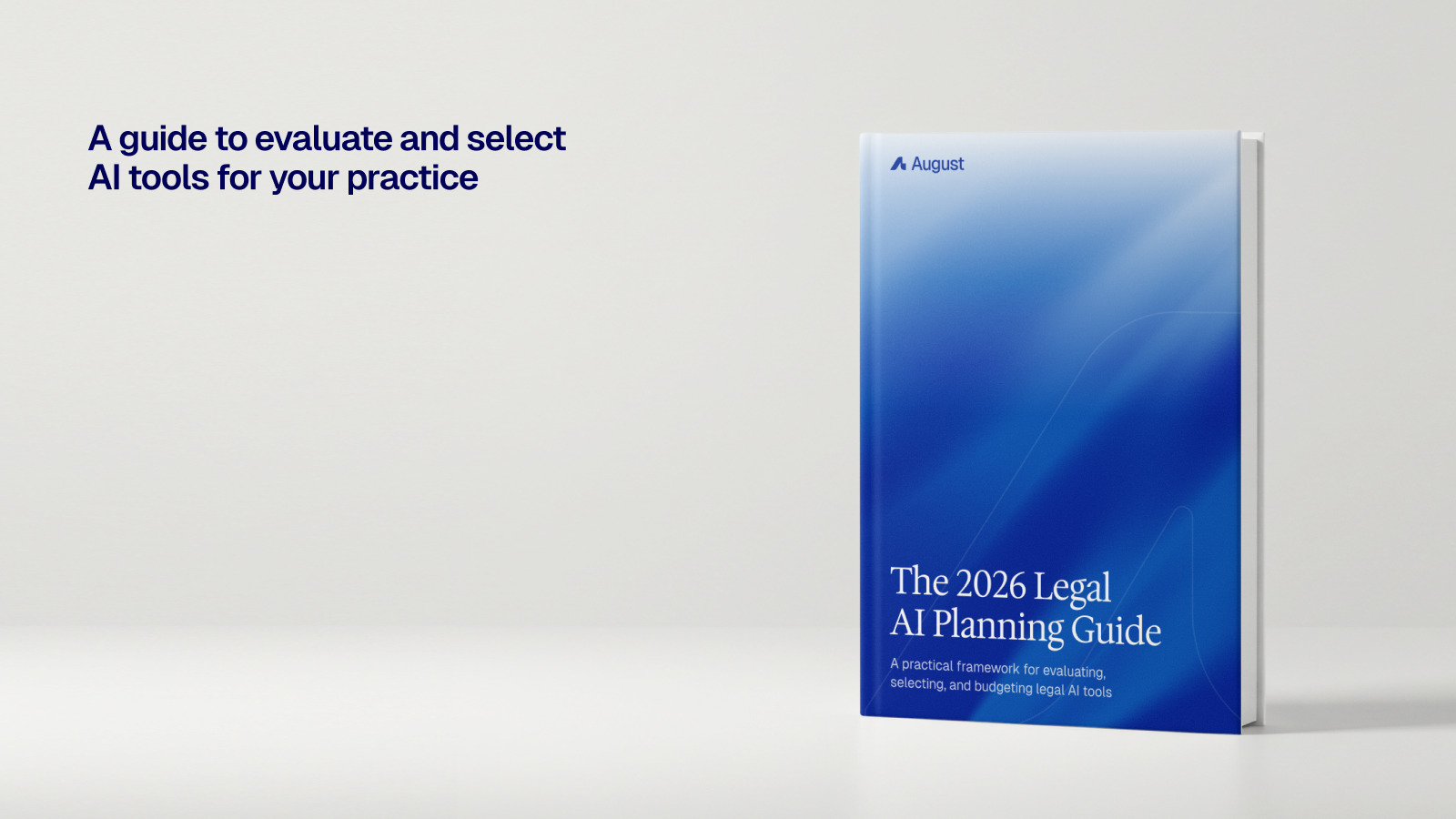 The 2026 Legal AI Planning Guide