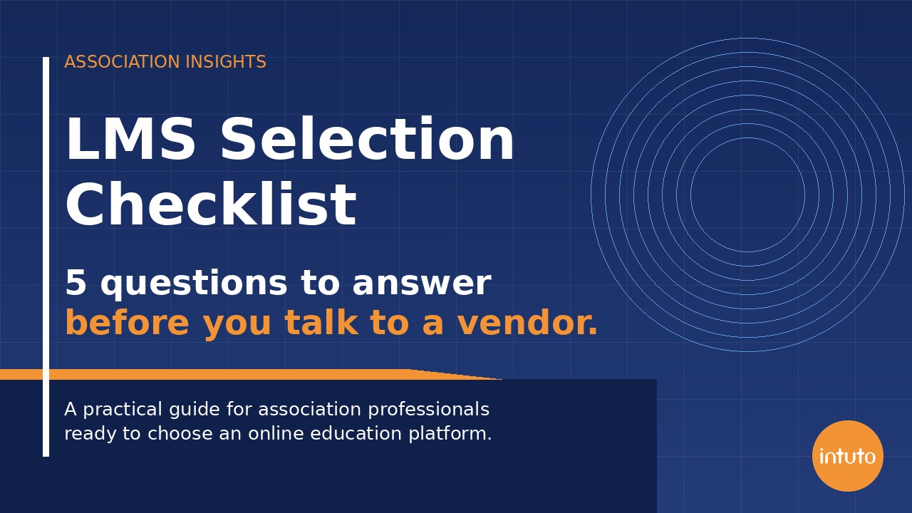 Association LMS Selection Checklist