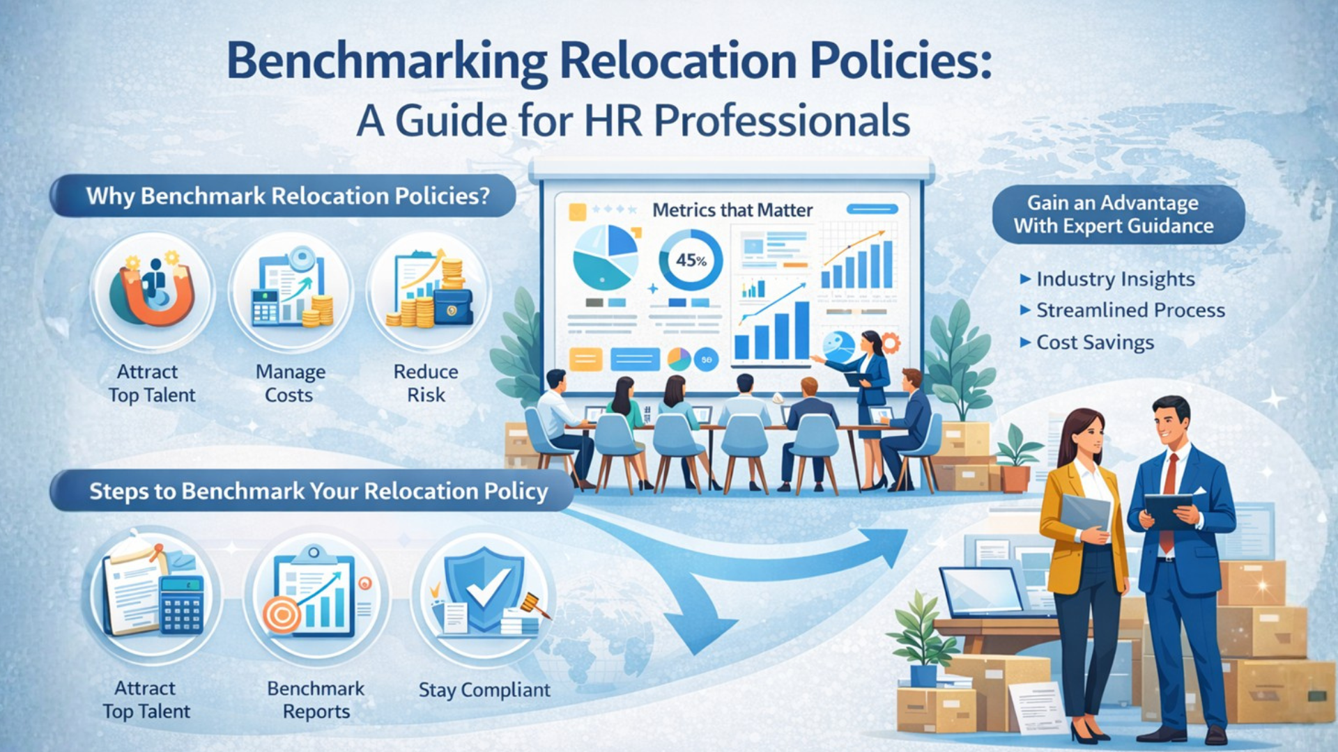 How to Benchmark Your Relocation Policy for Cost, Compliance, and Competitiveness